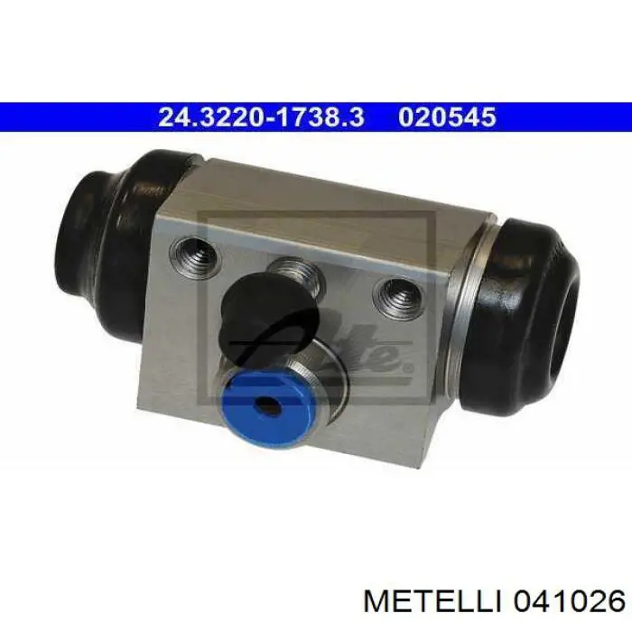 Купити 041026 Metelli Циліндр гальмівний колісний/робітник, задній