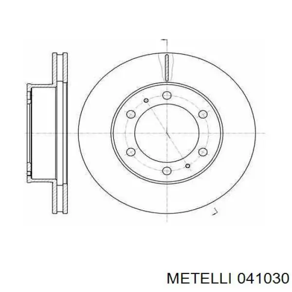 Циліндр гальмівний колісний/робітник, задній 041030 Metelli