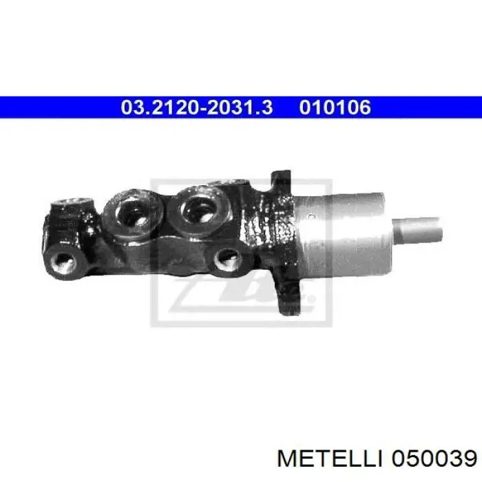 Головний гальмівний циліндр 050039 Metelli