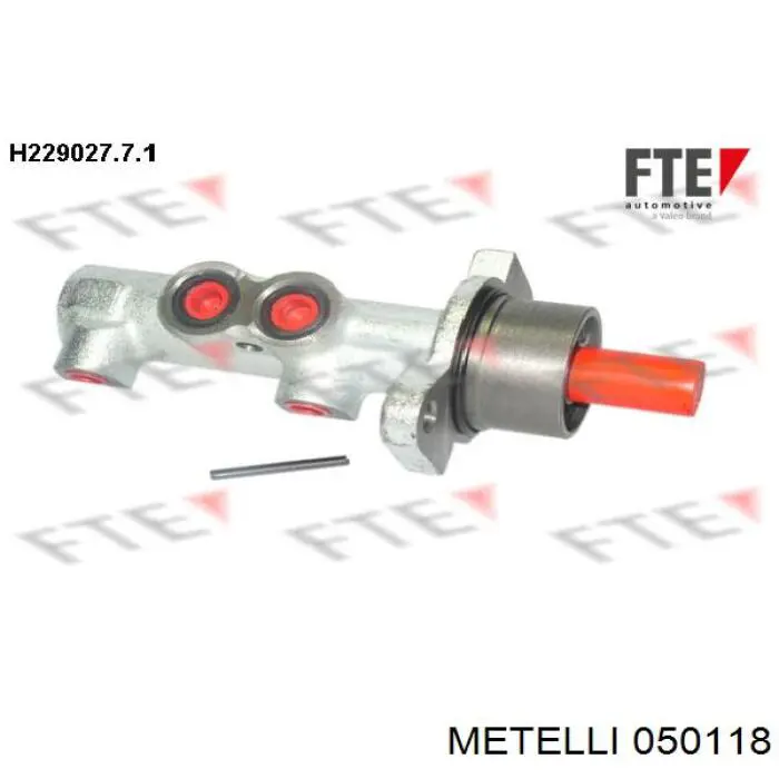 Циліндр головний гальма (Гідротормоз) Metelli 050118 ціна, від 82.25 USD