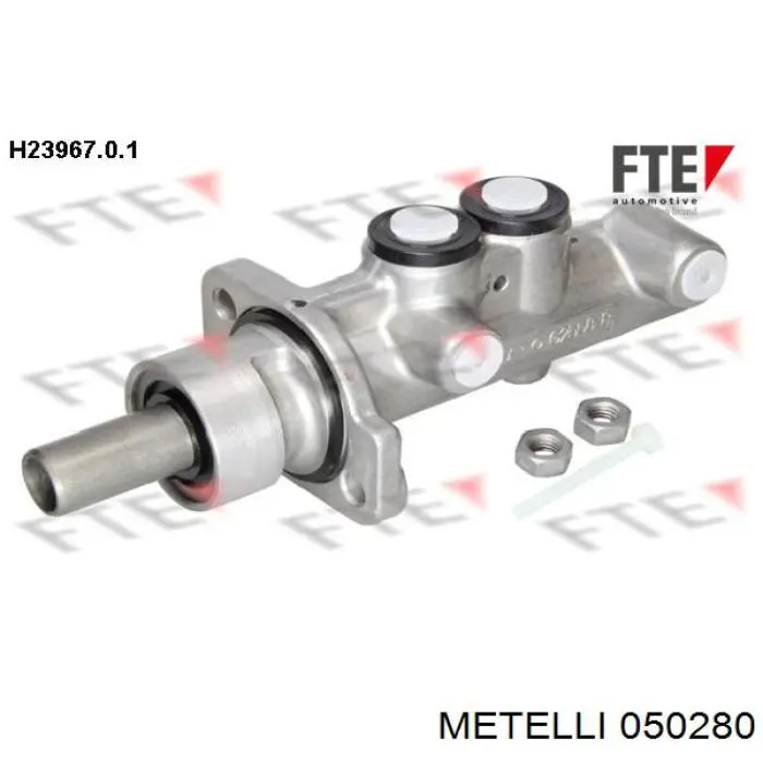 Купити 050280 Metelli Головний гальмівний циліндр