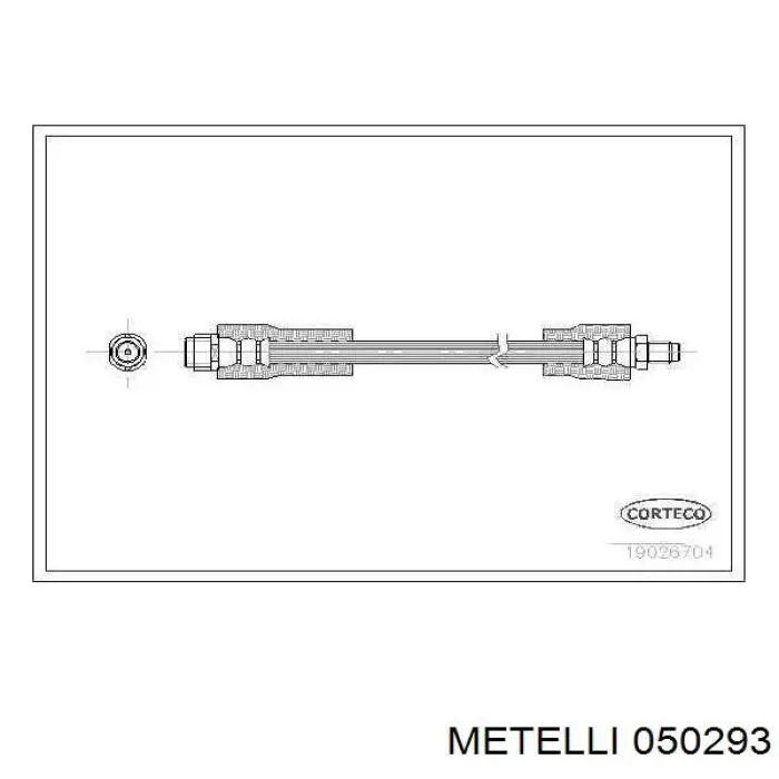 Головний гальмівний циліндр 050293 Metelli