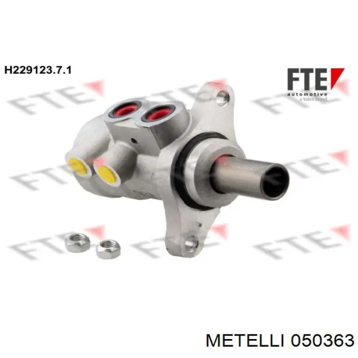 Циліндр головний гальма (Гідротормоз) Metelli 050363 ціна, від 40.71 USD