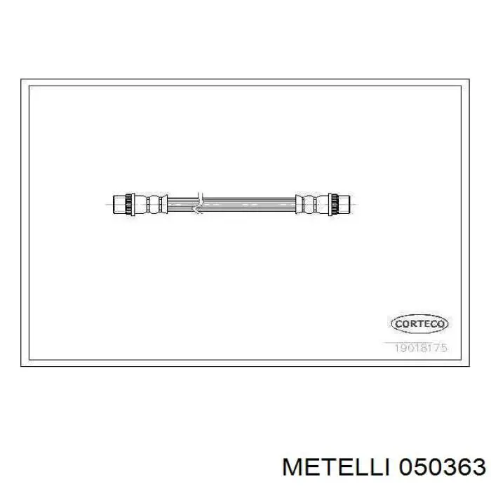 Купити 050363 Metelli Головний гальмівний циліндр