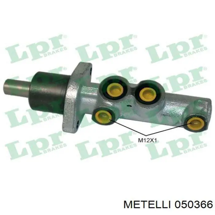 Купити 050366 Metelli Головний гальмівний циліндр