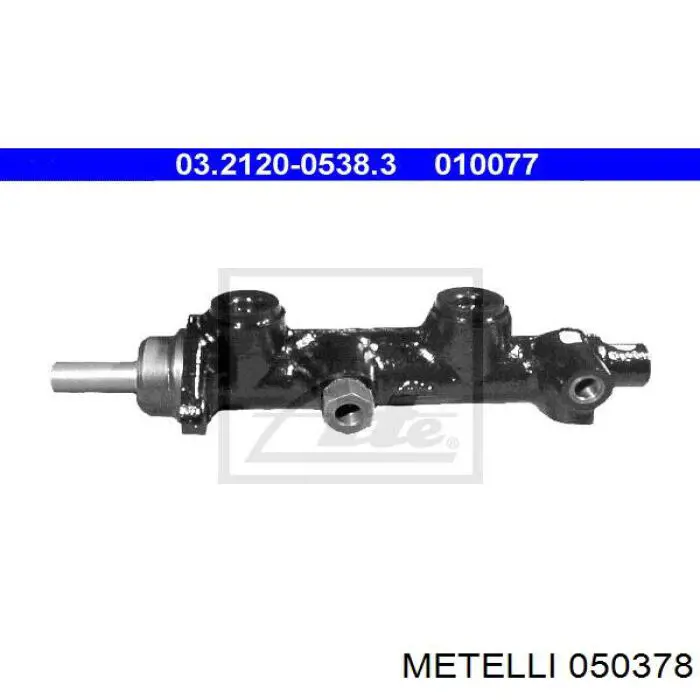 Циліндр гальмівний, головний 050378 Metelli