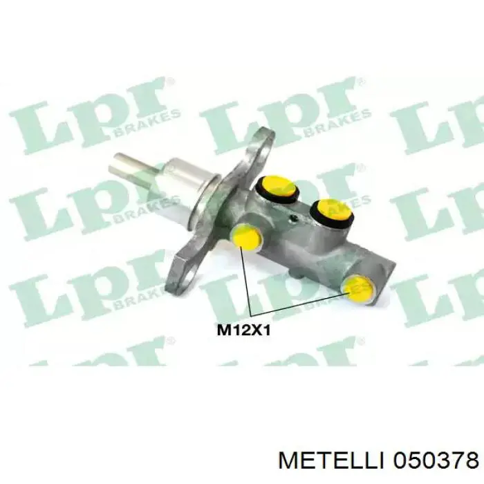 Циліндр головний гальма (Гідротормоз) Metelli 050378 ціна, від 48.82 USD