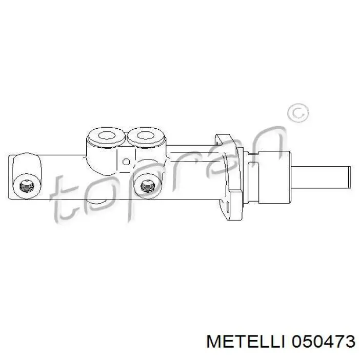 Циліндр головний гальма (Гідротормоз) Metelli 050473 ціна, від 56.40 USD