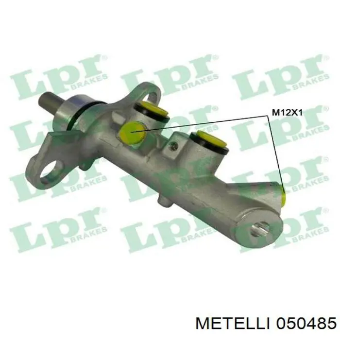 Купити 050485 Metelli Головний гальмівний циліндр