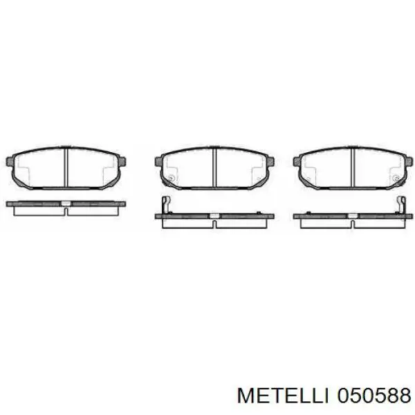 050588 Metelli Циліндр гальмівний, головний