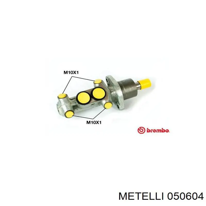 Головний гальмівний циліндр 050604 Metelli