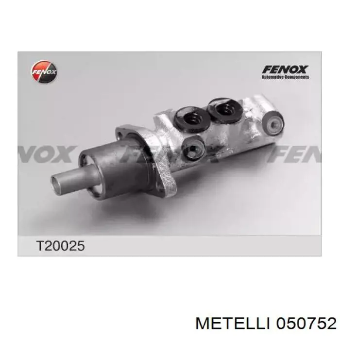 Циліндр головний гальма (Гідротормоз) Metelli 050752 ціна, від 71.94 USD
