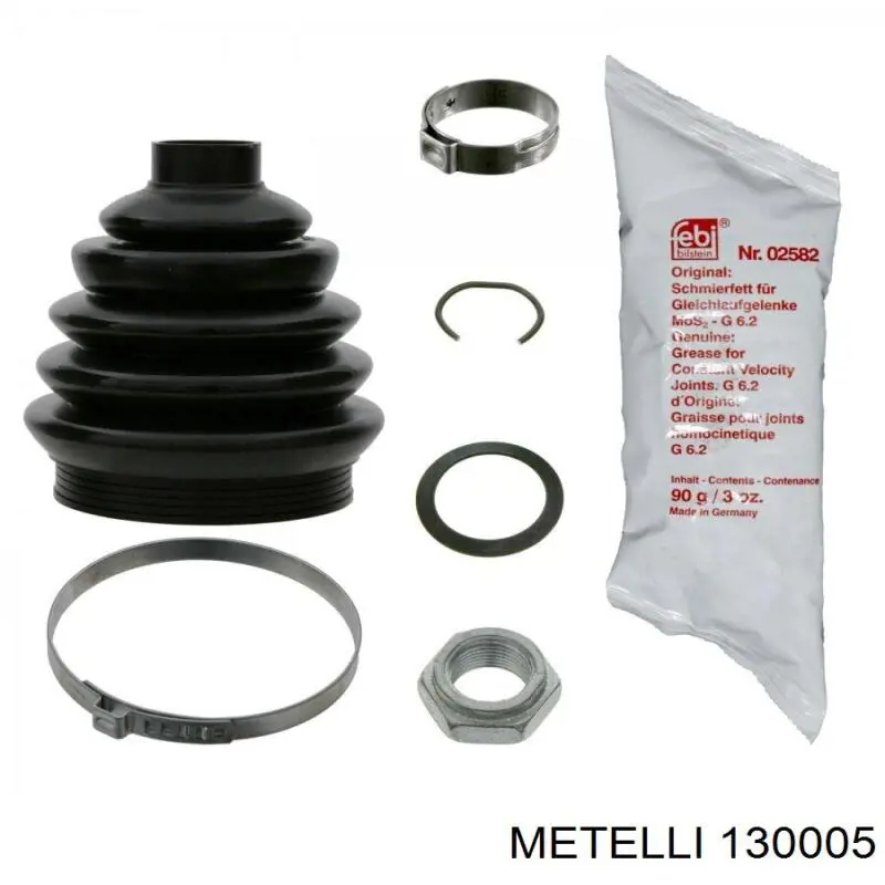 Купити 130005 Metelli Пильник шарніра приводу