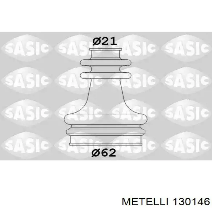 Пильник ШРКШ зовнішній Metelli 130146