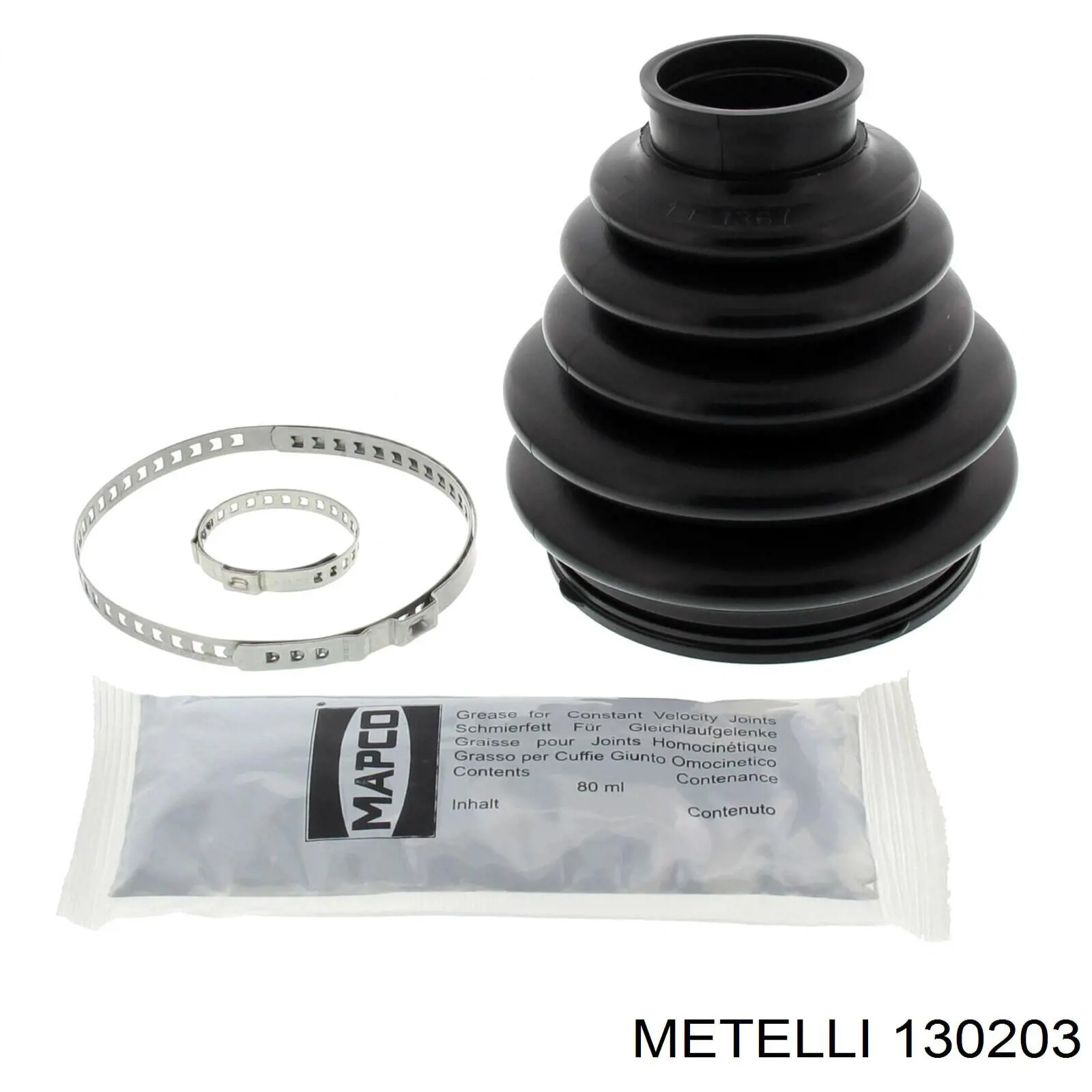 130203 Metelli пильник шруса зовнішній, передній піввісі
