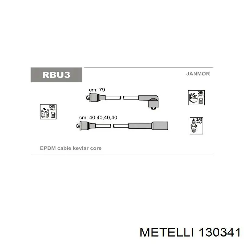 Купити 130341 Metelli Пильник шарніра приводу