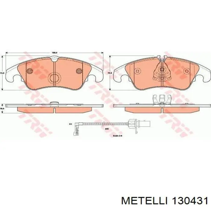 Пильник шарніра кутових швидкостей зовнішній передній Metelli 130431 ціна, від 418.72 UAH