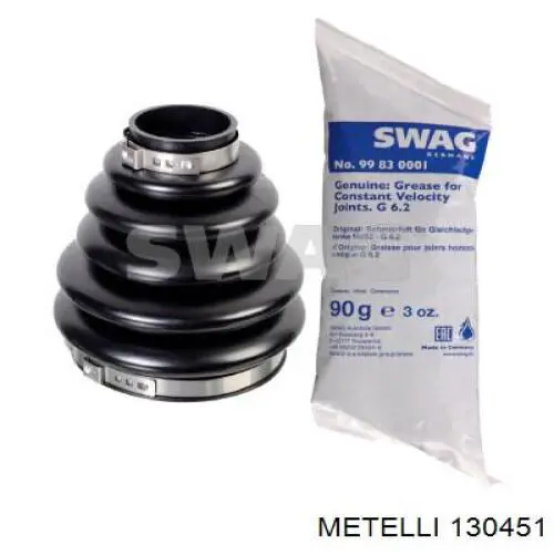 Пильник гранати зовнішній, правий Metelli 130451 ціна, від 14.74 USD
