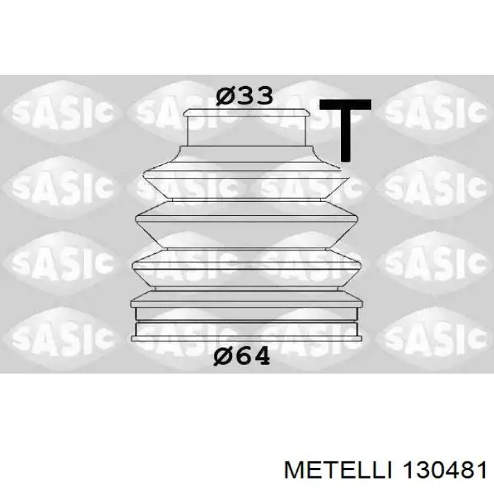 130481 Metelli Пильник ШРУСа зовнішній, правий