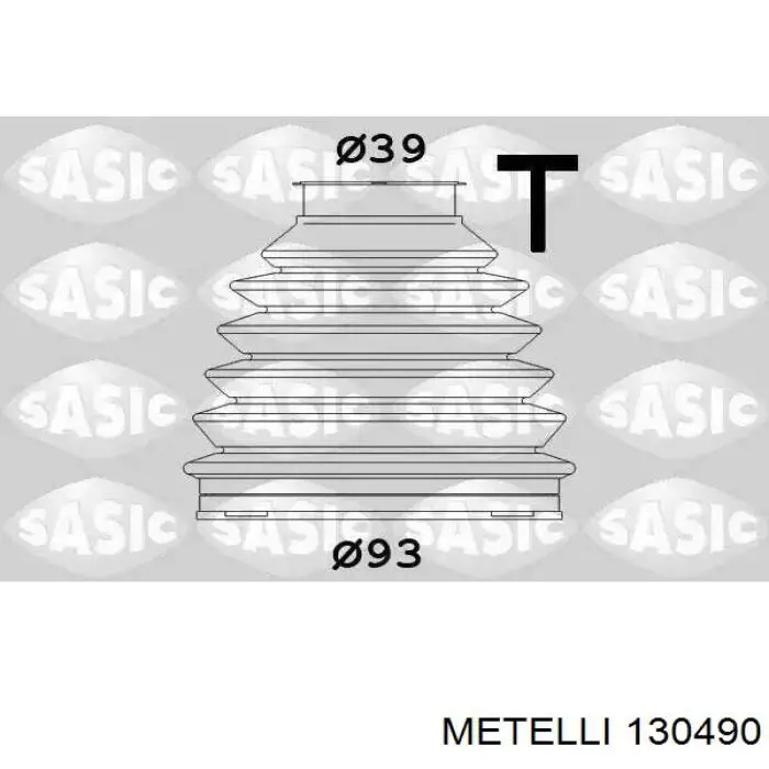 Купити 130490 Metelli Пильник шарніра приводу