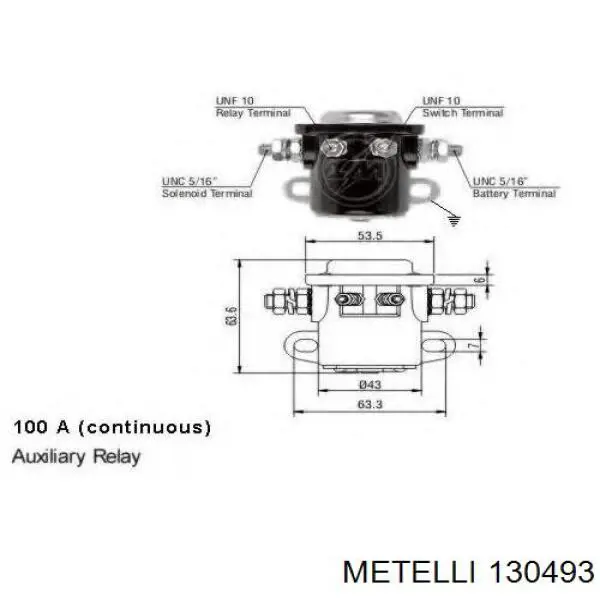 130493 Metelli Пильник ШРУСа зовнішній, передній піввісі