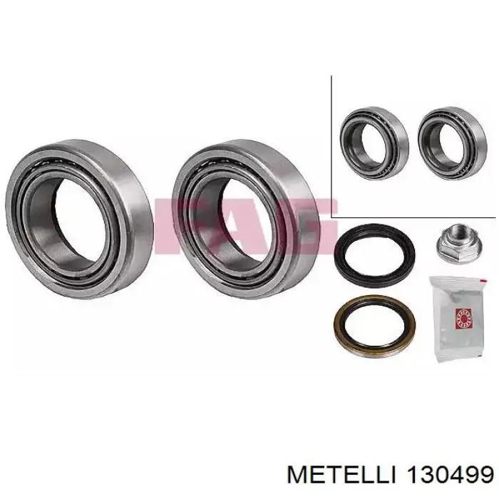 Купити 130499 Metelli Пильник шарніра кутових швидкостей зовнішній лівий