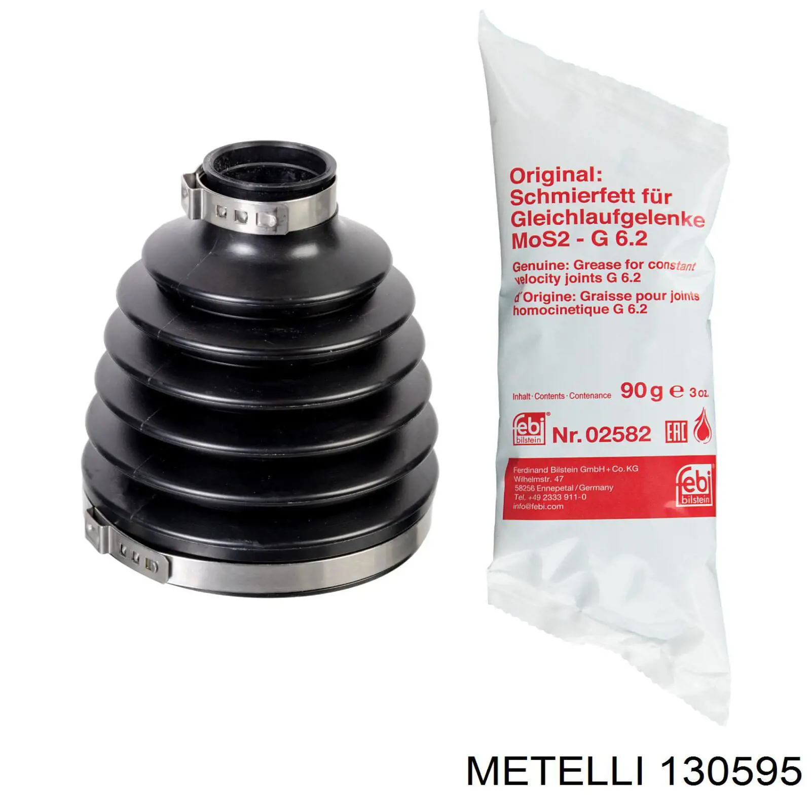 Пильник шарніра кутових швидкостей зовнішній передній Metelli 130595 ціна, від 8.10 USD