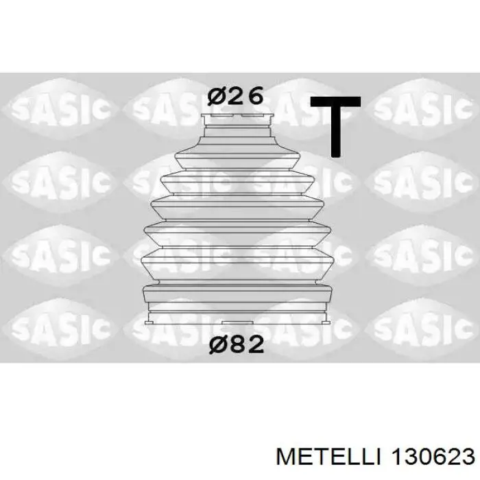 Пильник гранати зовнішній, правий Metelli 130623 ціна, від 7.21 USD