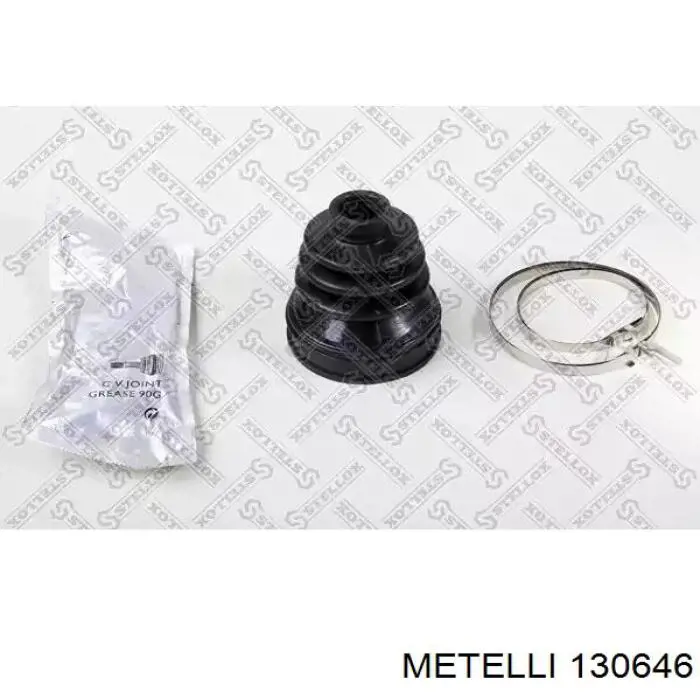 Пильовики шарнірів кутових швидкостей передніх, комплект Metelli 130646