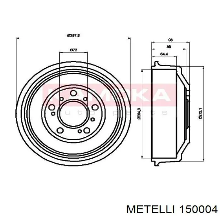 ШРУС зовнішній передній 150004 Metelli