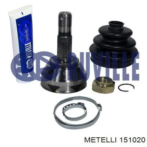 Граната колісна Metelli 151020 ціна, від 30.38 USD