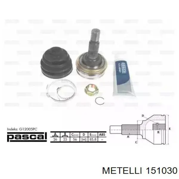 ШРУС зовнішній передній 4346019046 Toyota