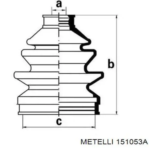 151053A Metelli Граната зовнішня