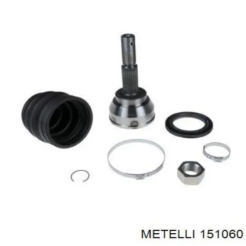 ШРУС зовнішній передній 151060 Metelli