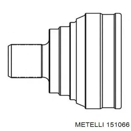 Купити 151066 Metelli Шарнір приводу зовнішній