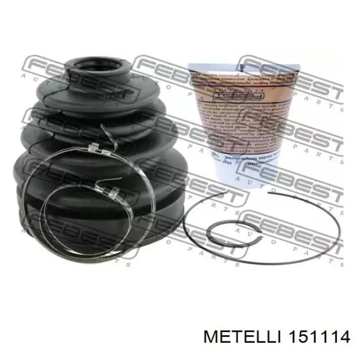 ШРУС зовнішній передній 151114 Metelli