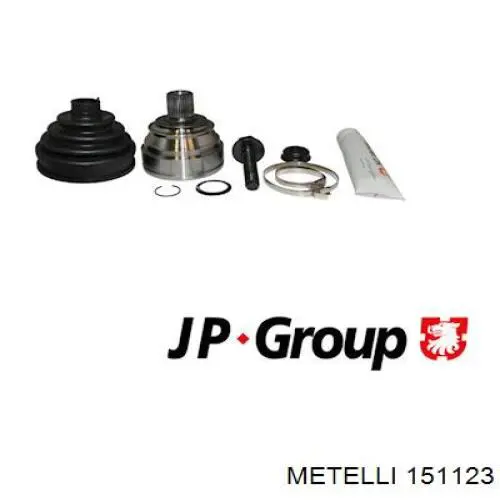 ШРУС зовнішній передній 151123 Metelli