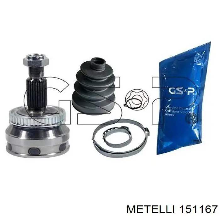 Купити 151167 Metelli Шарнір приводу зовнішній