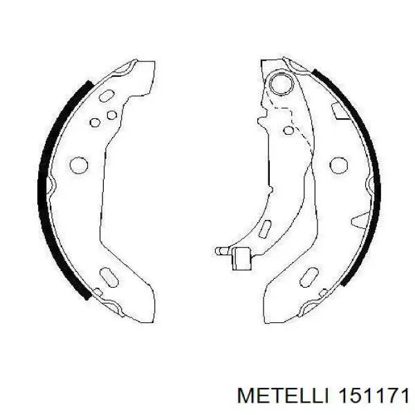 ШРУС зовнішній передній 151171 Metelli