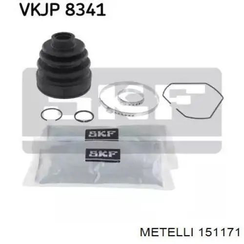 ШРУС зовнішній передній 151171 Metelli