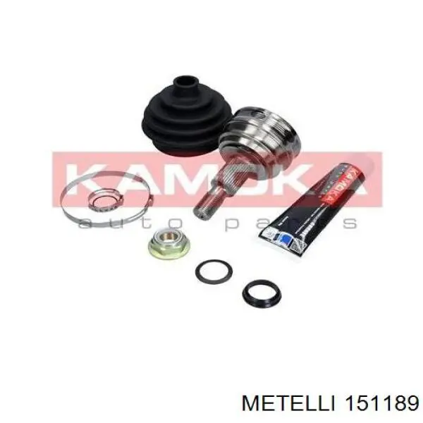 ШРУС зовнішній передній 151189 Metelli