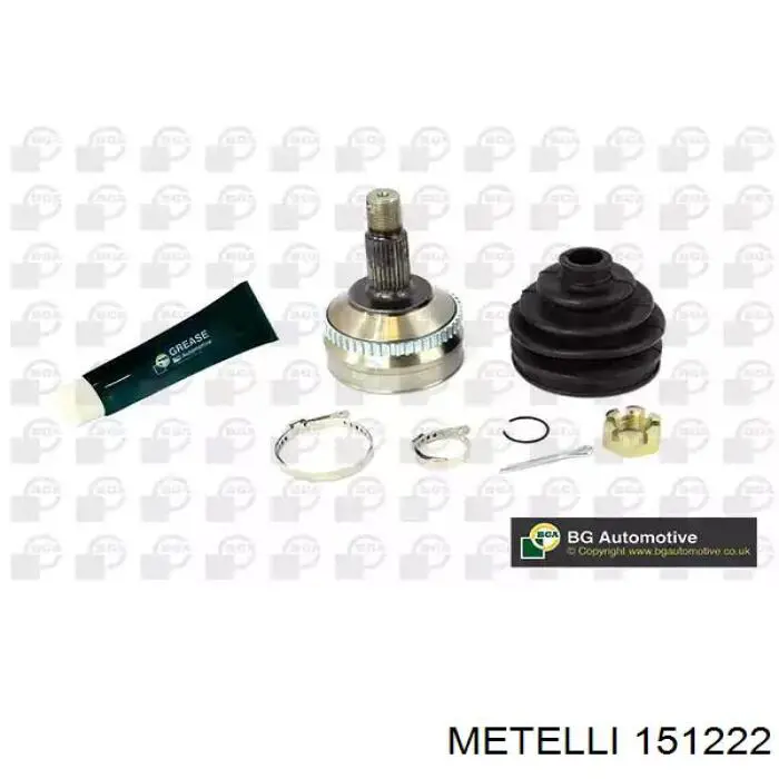 ШРУС зовнішній передній 151222 Metelli