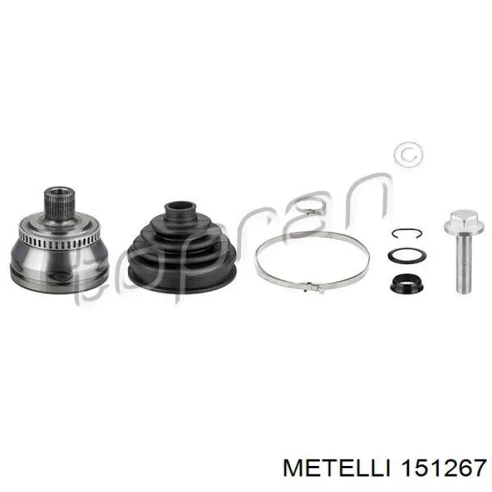 Купити 151267 Metelli Шарнір приводу зовнішній