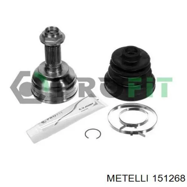 Купити 151268 Metelli Шарнір приводу зовнішній