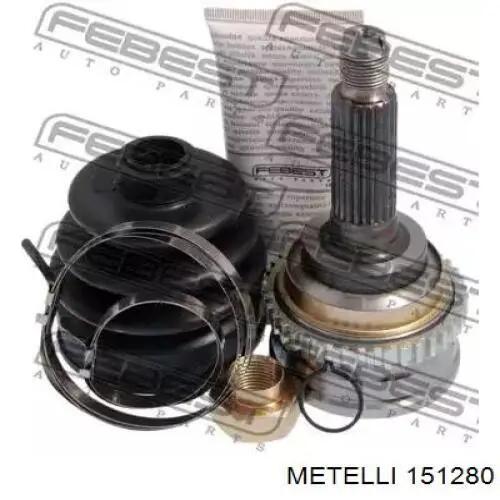 Купити 151280 Metelli Шарнір приводу зовнішній