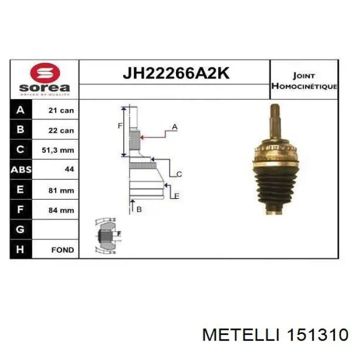 Граната колісна Metelli 151310 ціна, від 35.41 USD