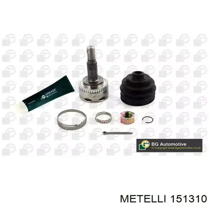 ШРУС зовнішній передній 151310 Metelli