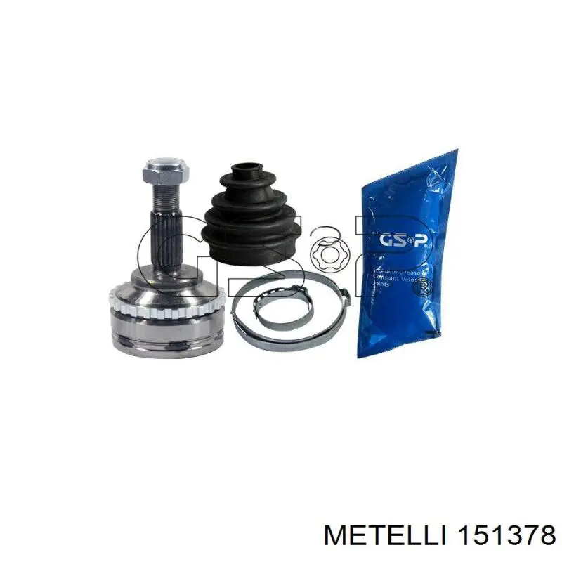 Купити 151378 Metelli Шарнір приводу зовнішній