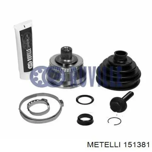 Купити 151381 Metelli Шарнір приводу зовнішній