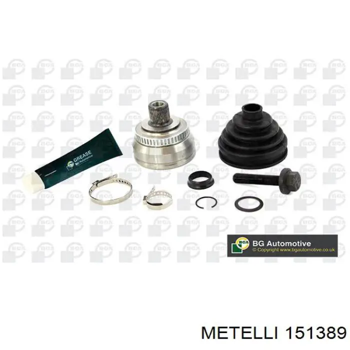 Купити 151389 Metelli Шарнір приводу зовнішній